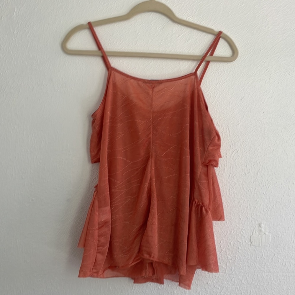 Charlotte Russe Ruffle Top M/L - Picture 4 of 4